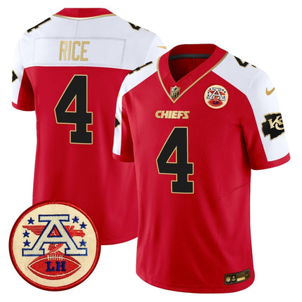 Men's Chiefs 2024 Lamar Hunt Patch Vapor Limited Jersey - All Stitched KCCHI_KDZ - KINDOZY