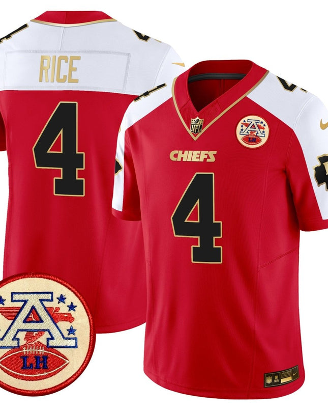 Men's Chiefs 2024 Lamar Hunt Patch Vapor Limited Jersey - All Stitched KCCHI_KDZ - KINDOZY