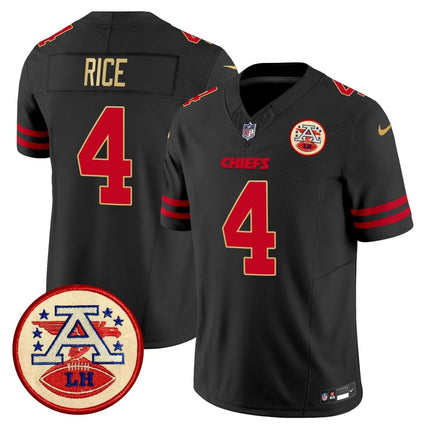 Men's Chiefs 2024 Lamar Hunt Patch Vapor Limited Jersey - All Stitched KCCHI_KDZ - KINDOZY