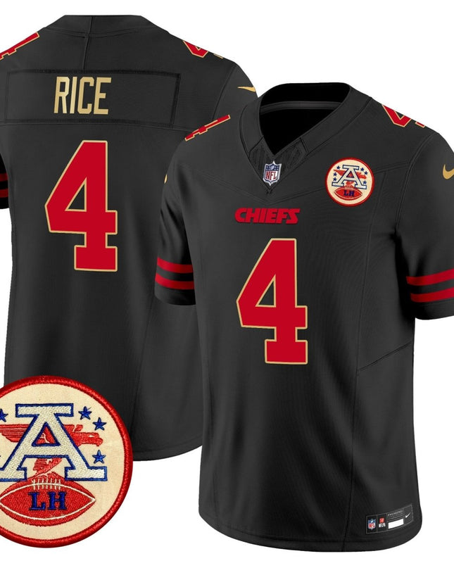 Men's Chiefs 2024 Lamar Hunt Patch Vapor Limited Jersey - All Stitched KCCHI_KDZ - KINDOZY
