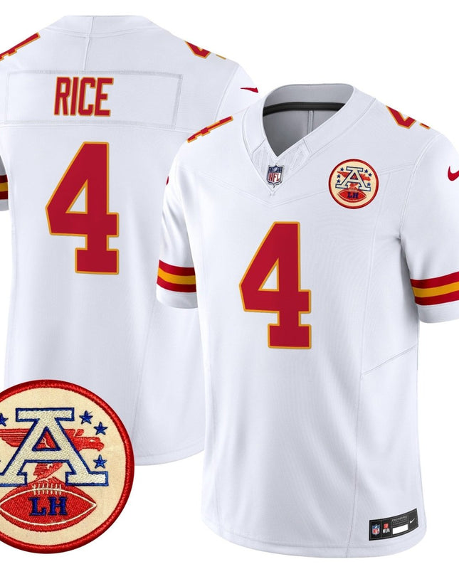 Men's Chiefs 2024 Lamar Hunt Patch Vapor Limited Jersey - All Stitched KCCHI_KDZ - KINDOZY