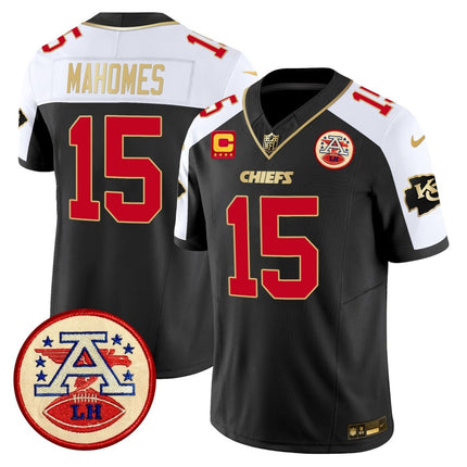 Men's Chiefs 2024 Lamar Hunt Patch Vapor Limited Jersey - All Stitched KCCHI_KDZ - KINDOZY