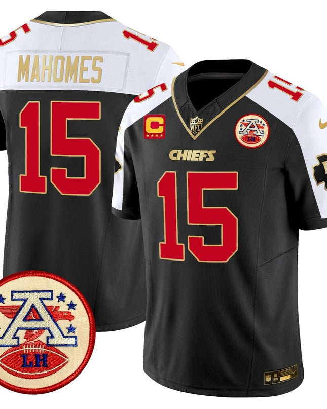 Men's Chiefs 2024 Lamar Hunt Patch Vapor Limited Jersey - All Stitched KCCHI_KDZ - KINDOZY