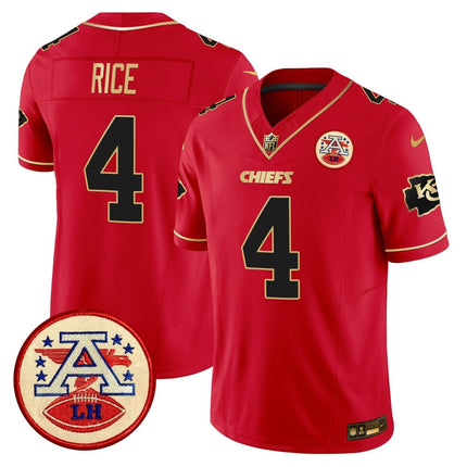 Men's Chiefs 2024 Lamar Hunt Patch Vapor Limited Jersey - All Stitched KCCHI_KDZ - KINDOZY
