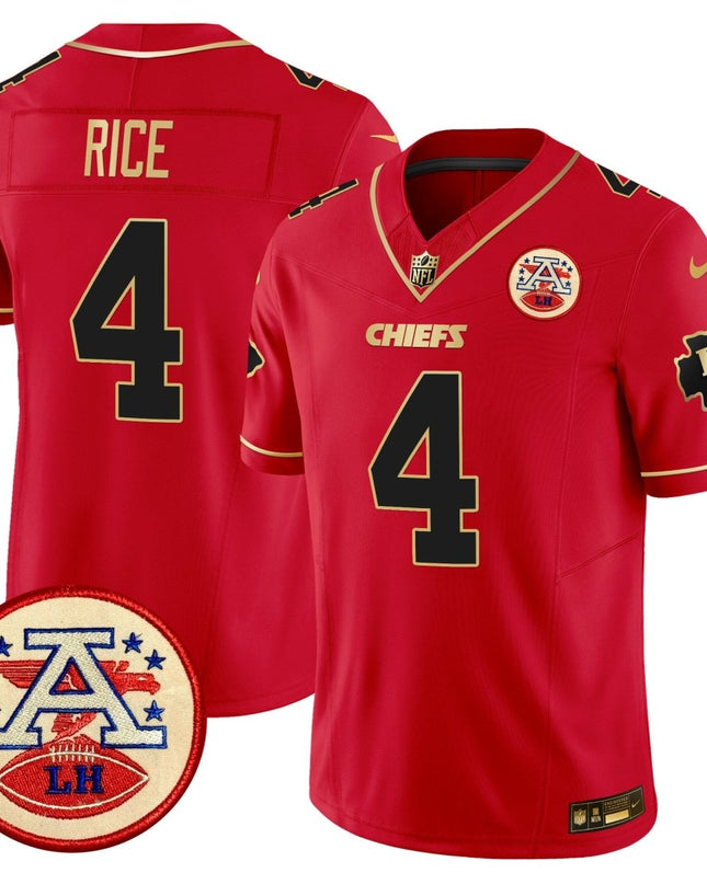 Men's Chiefs 2024 Lamar Hunt Patch Vapor Limited Jersey - All Stitched KCCHI_KDZ - KINDOZY