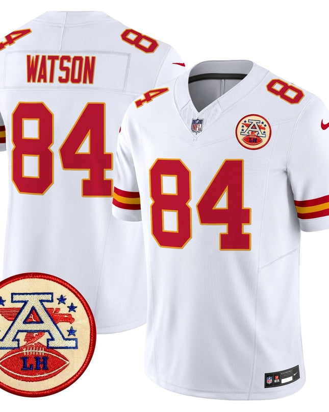 Men's Chiefs 2024 Lamar Hunt Patch Vapor Limited Jersey - All Stitched KCCHI_KDZ - KINDOZY