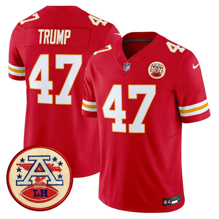 Men's Chiefs 2024 Lamar Hunt Patch Vapor Limited Jersey - All Stitched KCCHI_KDZ - KINDOZY