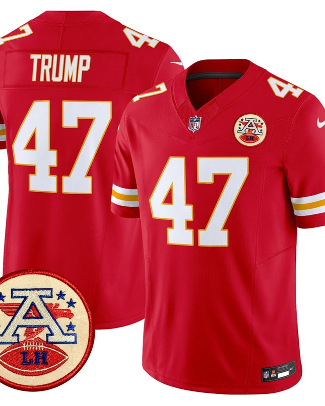 Men's Chiefs 2024 Lamar Hunt Patch Vapor Limited Jersey - All Stitched KCCHI_KDZ - KINDOZY
