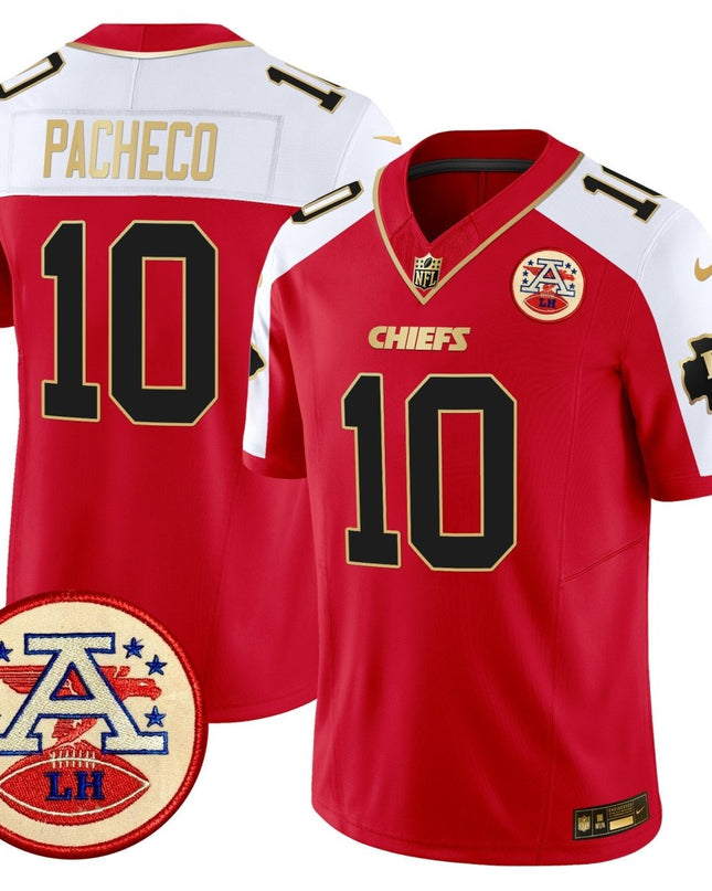 Men's Chiefs 2024 Lamar Hunt Patch Vapor Limited Jersey - All Stitched KCCHI_KDZ - KINDOZY