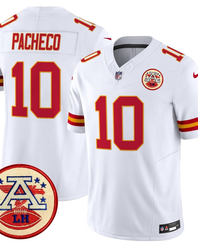 Men's Chiefs 2024 Lamar Hunt Patch Vapor Limited Jersey - All Stitched KCCHI_KDZ - KINDOZY
