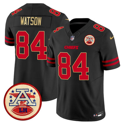 Men's Chiefs 2024 Lamar Hunt Patch Vapor Limited Jersey - All Stitched KCCHI_KDZ - KINDOZY