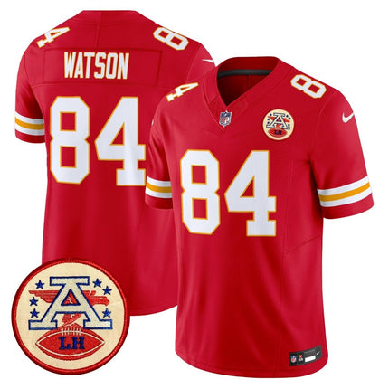 Men's Chiefs 2024 Lamar Hunt Patch Vapor Limited Jersey - All Stitched KCCHI_KDZ - KINDOZY