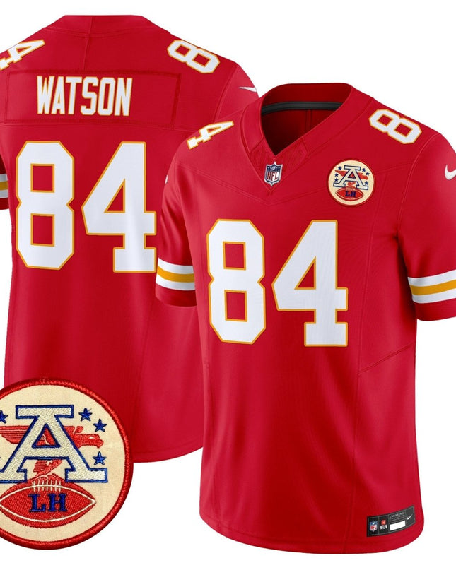 Men's Chiefs 2024 Lamar Hunt Patch Vapor Limited Jersey - All Stitched KCCHI_KDZ - KINDOZY