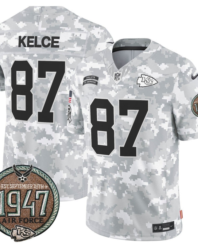 Men's Chiefs 2024 Salute to Service Establishment Year Patch Vapor Limited Jersey - All Stitched KCCHI_KDZ - KINDOZY