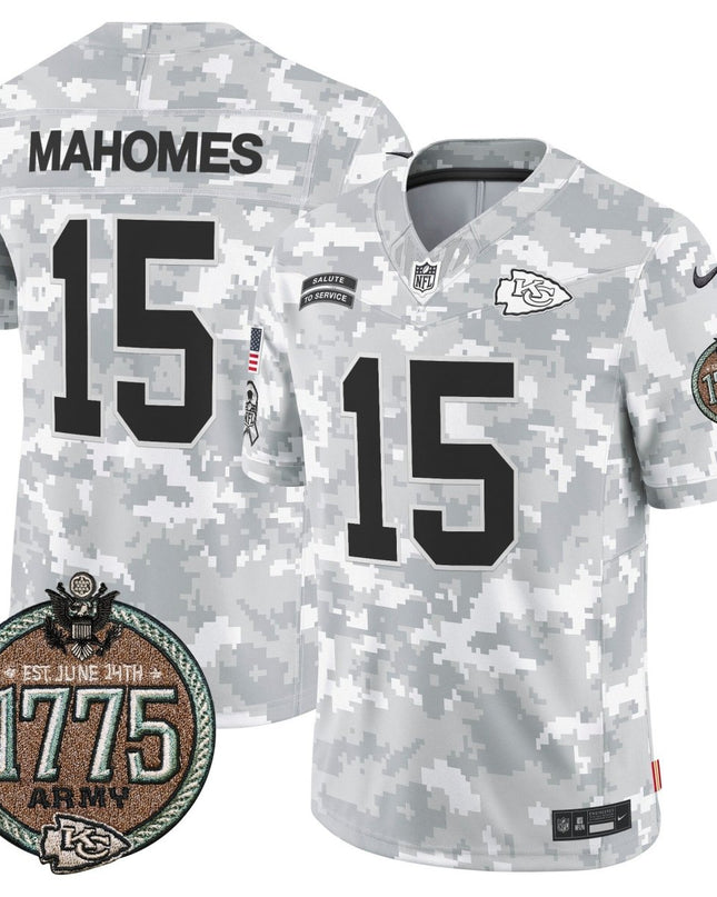 Men's Chiefs 2024 Salute to Service Establishment Year Patch Vapor Limited Jersey - All Stitched KCCHI_KDZ - KINDOZY