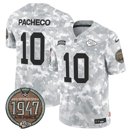 Men's Chiefs 2024 Salute to Service Establishment Year Patch Vapor Limited Jersey - All Stitched KCCHI_KDZ - KINDOZY