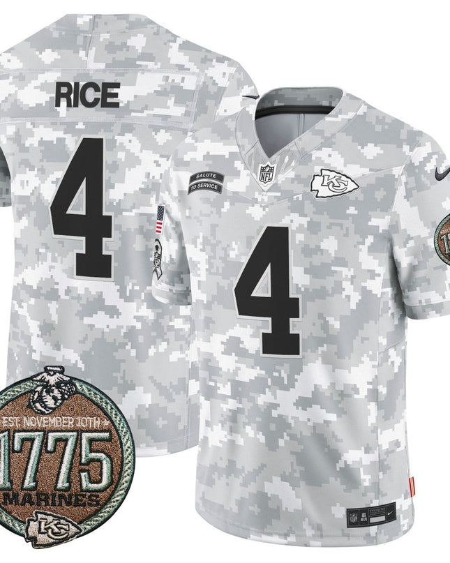 Men's Chiefs 2024 Salute to Service Establishment Year Patch Vapor Limited Jersey - All Stitched KCCHI_KDZ - KINDOZY