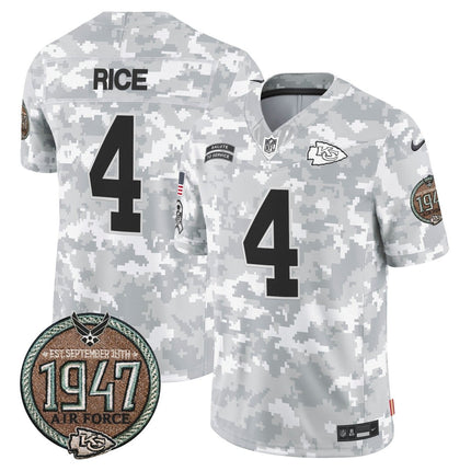 Men's Chiefs 2024 Salute to Service Establishment Year Patch Vapor Limited Jersey - All Stitched KCCHI_KDZ - KINDOZY