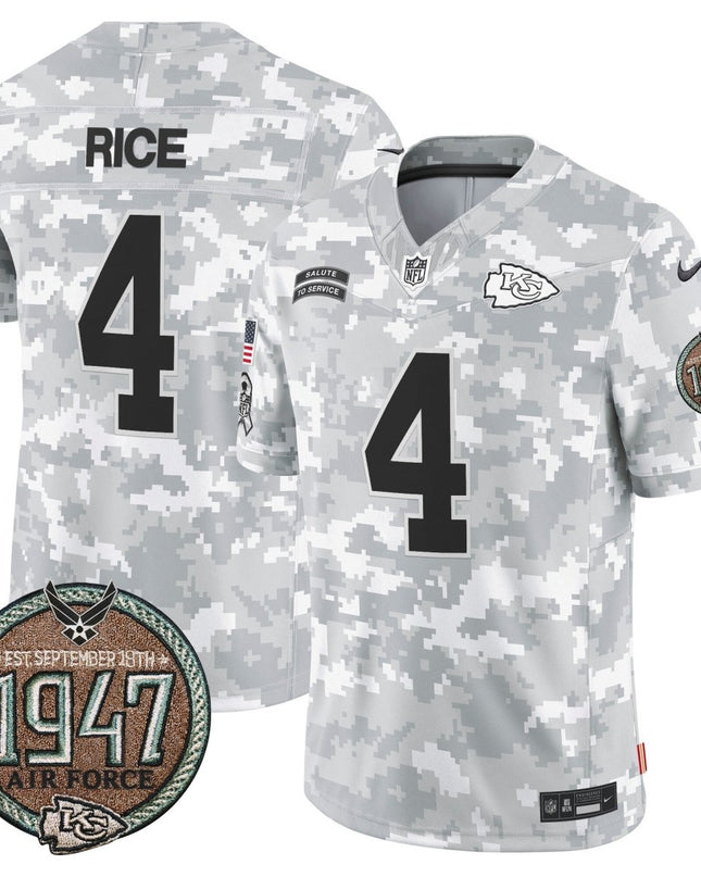 Men's Chiefs 2024 Salute to Service Establishment Year Patch Vapor Limited Jersey - All Stitched KCCHI_KDZ - KINDOZY