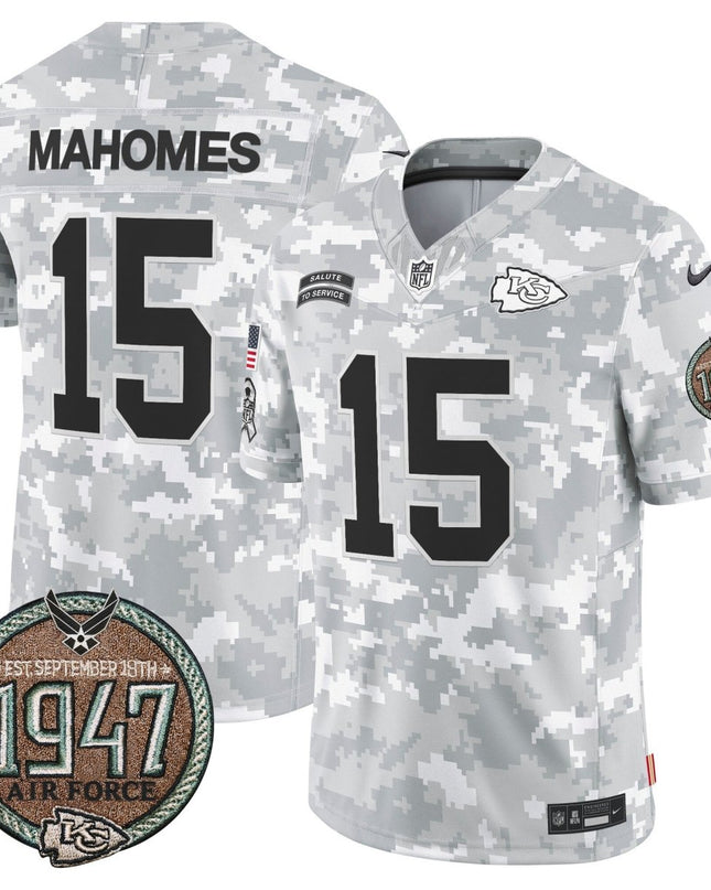 Men's Chiefs 2024 Salute to Service Establishment Year Patch Vapor Limited Jersey - All Stitched KCCHI_KDZ - KINDOZY