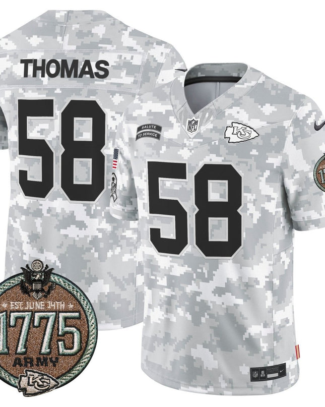 Men's Chiefs 2024 Salute to Service Establishment Year Patch Vapor Limited Jersey - All Stitched KCCHI_KDZ - KINDOZY