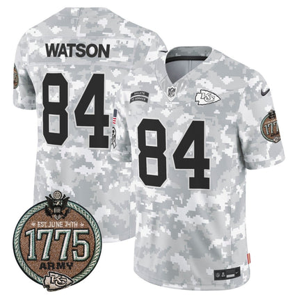 Men's Chiefs 2024 Salute to Service Establishment Year Patch Vapor Limited Jersey - All Stitched KCCHI_KDZ - KINDOZY