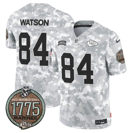Men's Chiefs 2024 Salute to Service Establishment Year Patch Vapor Limited Jersey - All Stitched KCCHI_KDZ - KINDOZY