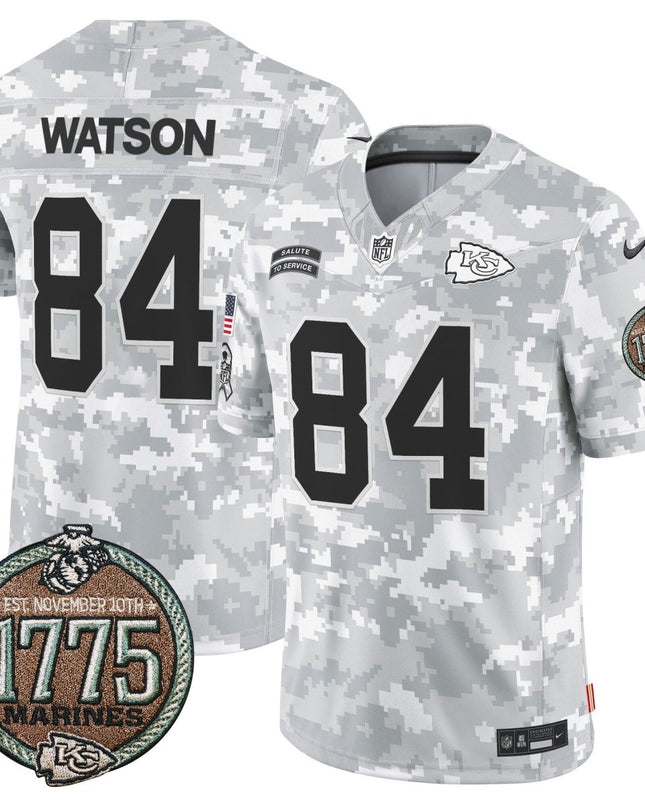 Men's Chiefs 2024 Salute to Service Establishment Year Patch Vapor Limited Jersey - All Stitched KCCHI_KDZ - KINDOZY