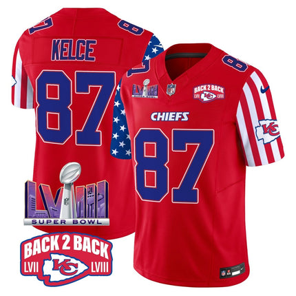 Men's Chiefs American Style Vapor Limited Jersey - All Stitched KCCHI_KDZ - KINDOZY