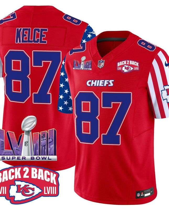 Men's Chiefs American Style Vapor Limited Jersey - All Stitched KCCHI_KDZ - KINDOZY