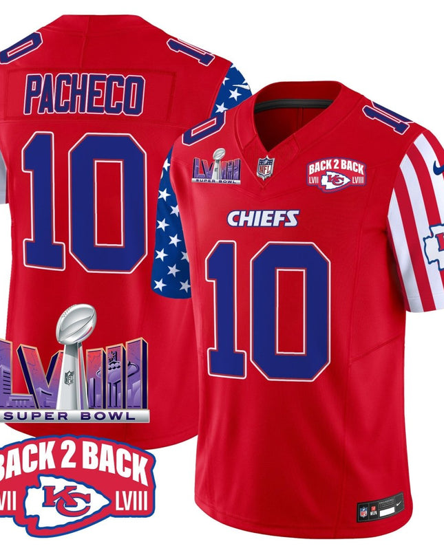 Men's Chiefs American Style Vapor Limited Jersey - All Stitched KCCHI_KDZ - KINDOZY
