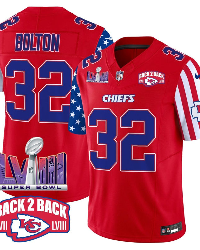 Men's Chiefs American Style Vapor Limited Jersey - All Stitched KCCHI_KDZ - KINDOZY