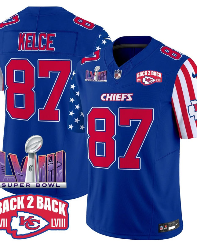 Men's Chiefs American Style Vapor Limited Jersey - All Stitched KCCHI_KDZ - KINDOZY