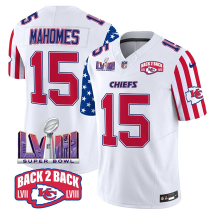 Men's Chiefs American Style Vapor Limited Jersey - All Stitched KCCHI_KDZ - KINDOZY