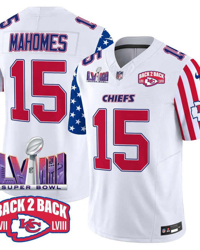 Men's Chiefs American Style Vapor Limited Jersey - All Stitched KCCHI_KDZ - KINDOZY
