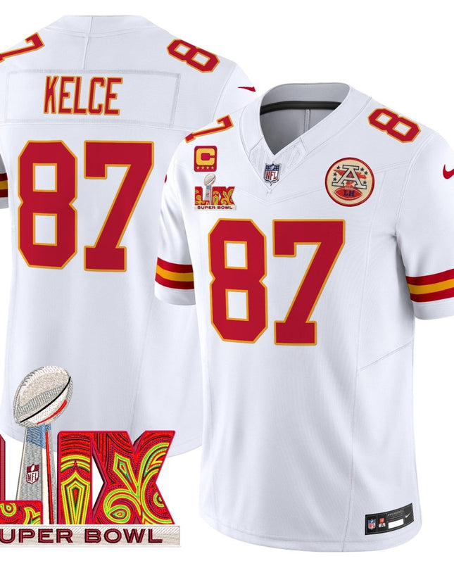 Men's Chiefs Super Bowl LIX Patch Vapor Limited Jersey - All Stitched KCCHI_KDZ - KINDOZY