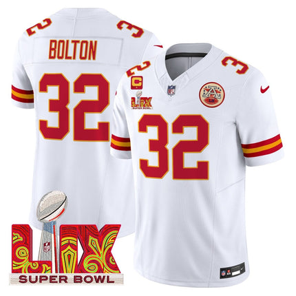 Men's Chiefs Super Bowl LIX Patch Vapor Limited Jersey - All Stitched KCCHI_KDZ - KINDOZY