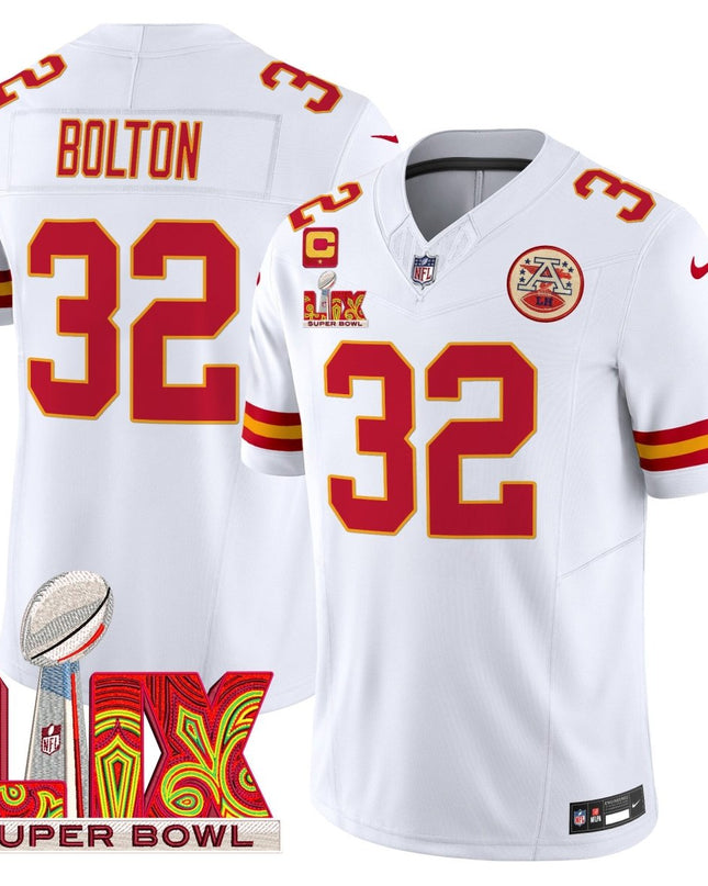 Men's Chiefs Super Bowl LIX Patch Vapor Limited Jersey - All Stitched KCCHI_KDZ - KINDOZY