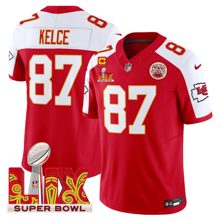 Men's Chiefs Super Bowl LIX Patch Vapor Limited Jersey - All Stitched KCCHI_KDZ - KINDOZY