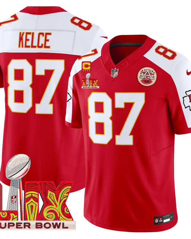 Men's Chiefs Super Bowl LIX Patch Vapor Limited Jersey - All Stitched KCCHI_KDZ - KINDOZY
