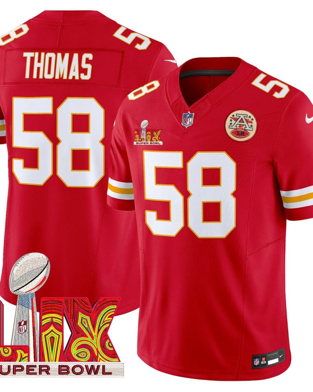 Men's Chiefs Super Bowl LIX Patch Vapor Limited Jersey - All Stitched KCCHI_KDZ - KINDOZY