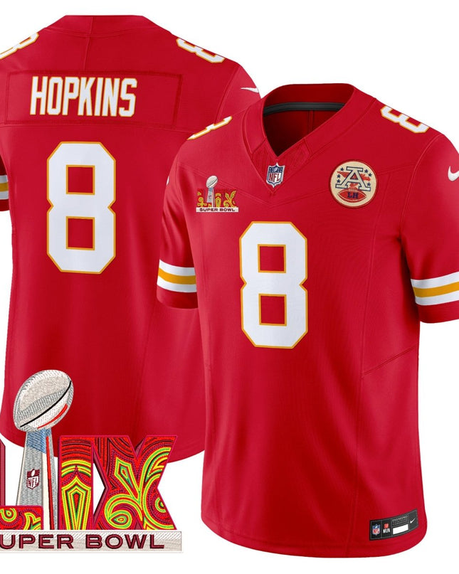 Men's Chiefs Super Bowl LIX Patch Vapor Limited Jersey - All Stitched KCCHI_KDZ - KINDOZY