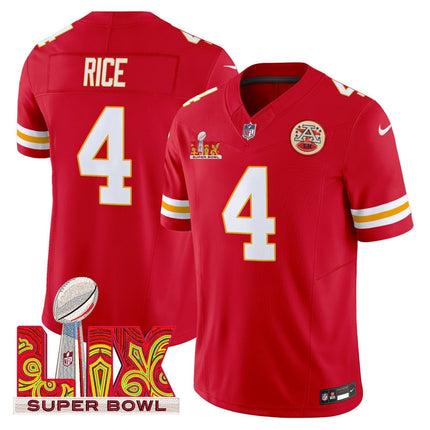 Men's Chiefs Super Bowl LIX Patch Vapor Limited Jersey - All Stitched KCCHI_KDZ - KINDOZY