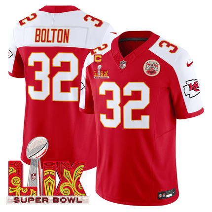 Men's Chiefs Super Bowl LIX Patch Vapor Limited Jersey - All Stitched KCCHI_KDZ - KINDOZY