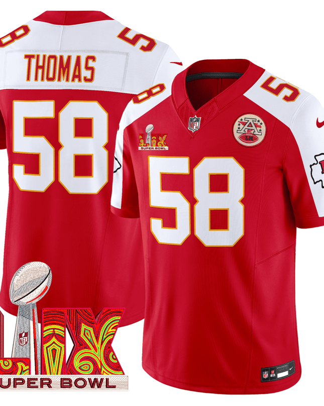 Men's Chiefs Super Bowl LIX Patch Vapor Limited Jersey - All Stitched KCCHI_KDZ - KINDOZY