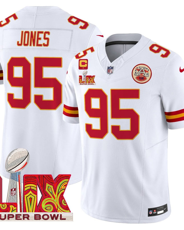 Men's Chiefs Super Bowl LIX Patch Vapor Limited Jersey - All Stitched KCCHI_KDZ - KINDOZY
