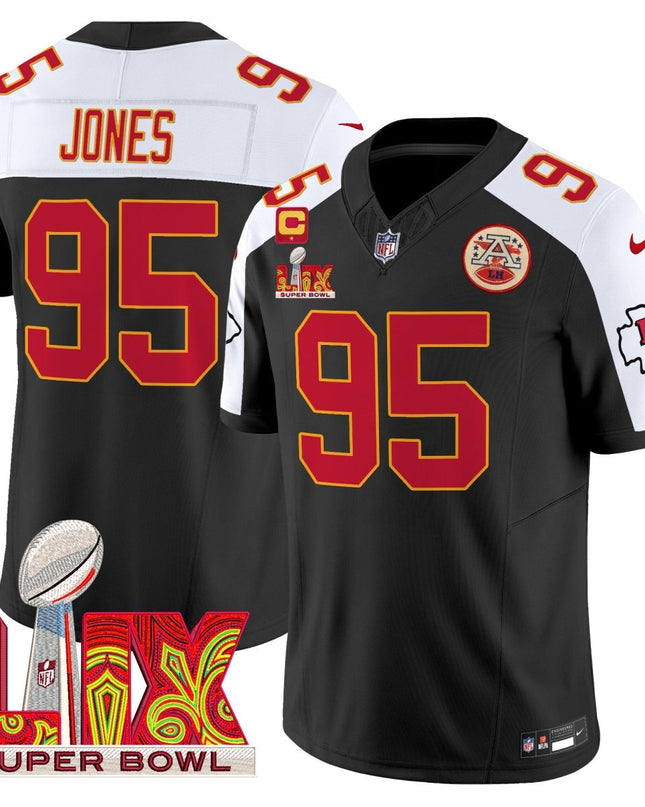 Men's Chiefs Super Bowl LIX Patch Vapor Limited Jersey - All Stitched KCCHI_KDZ - KINDOZY