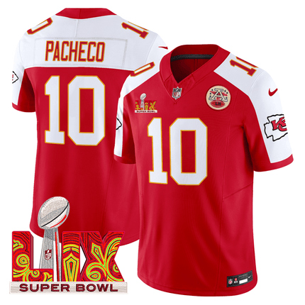 Men's Chiefs Super Bowl LIX Patch Vapor Limited Jersey - All Stitched KCCHI_KDZ - KINDOZY