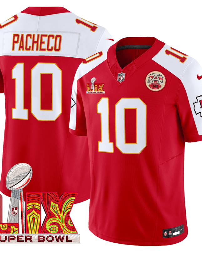 Men's Chiefs Super Bowl LIX Patch Vapor Limited Jersey - All Stitched KCCHI_KDZ - KINDOZY