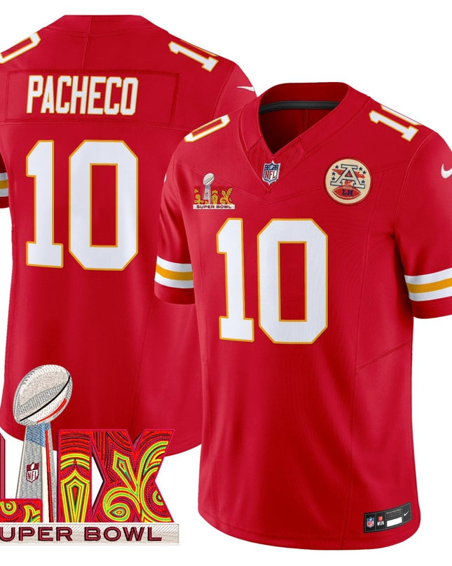 Men's Chiefs Super Bowl LIX Patch Vapor Limited Jersey - All Stitched KCCHI_KDZ - KINDOZY